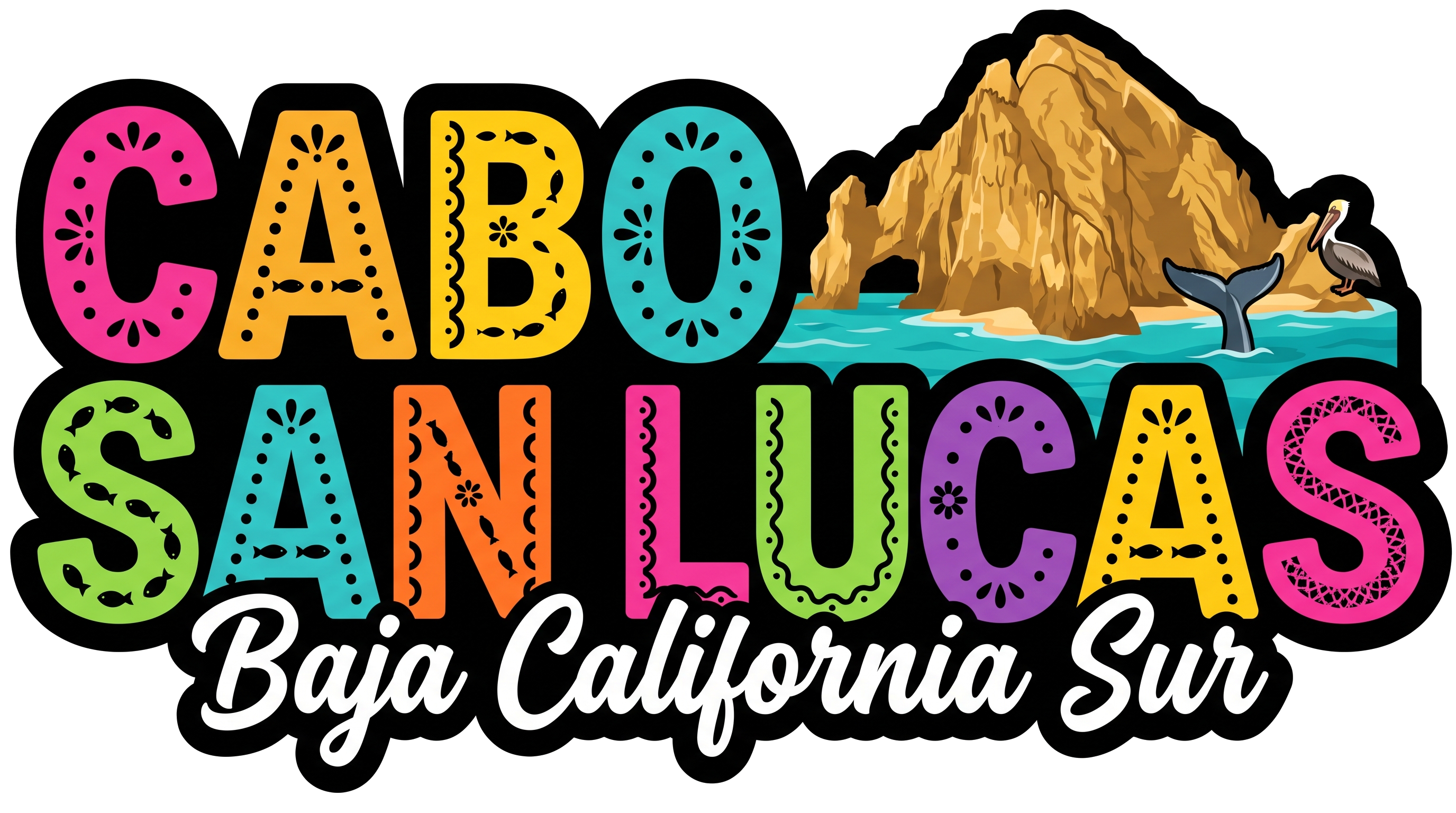 Diseño del imán de Cabo San Lucas