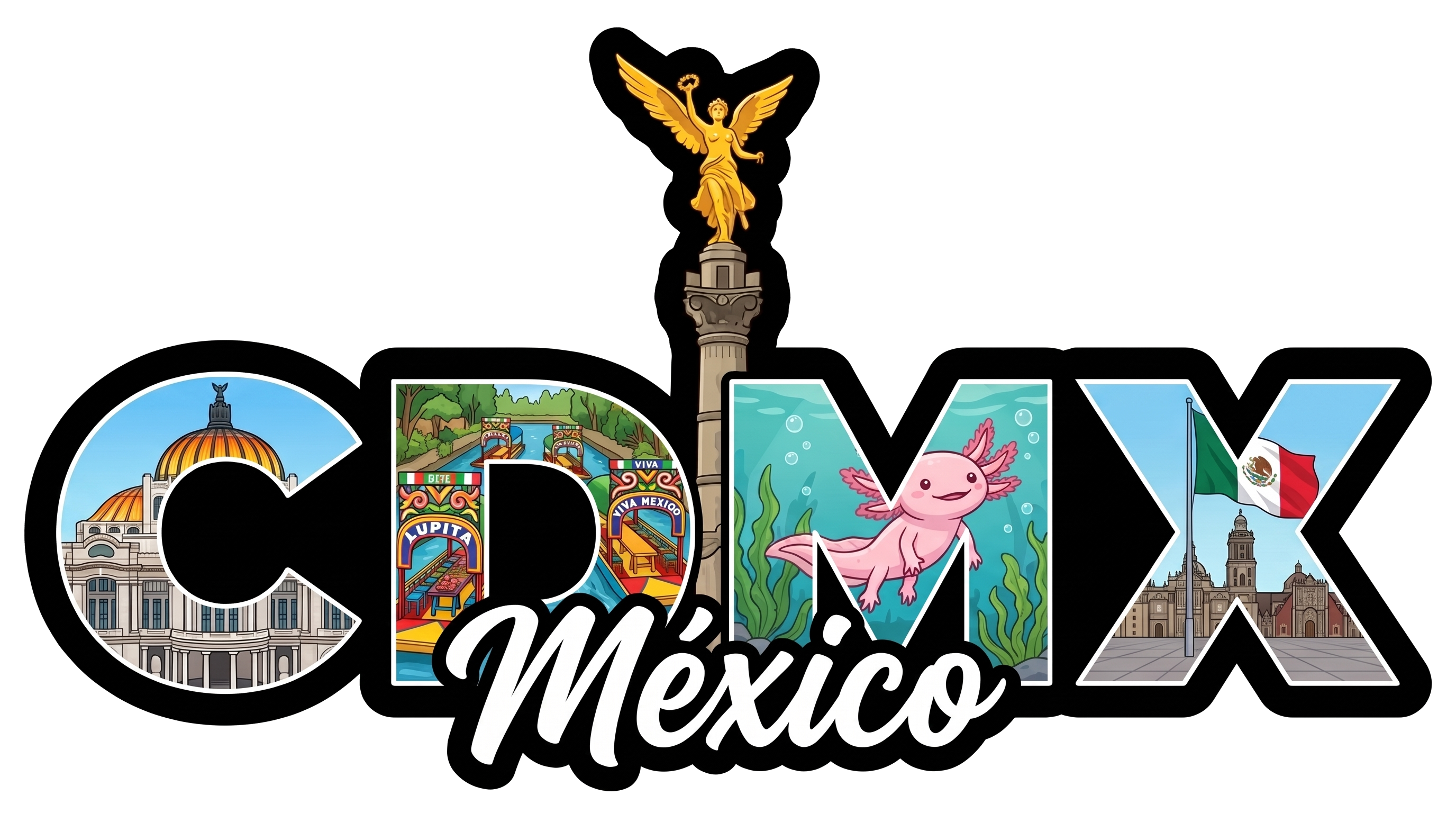 Diseño del imán de Ciudad de México
