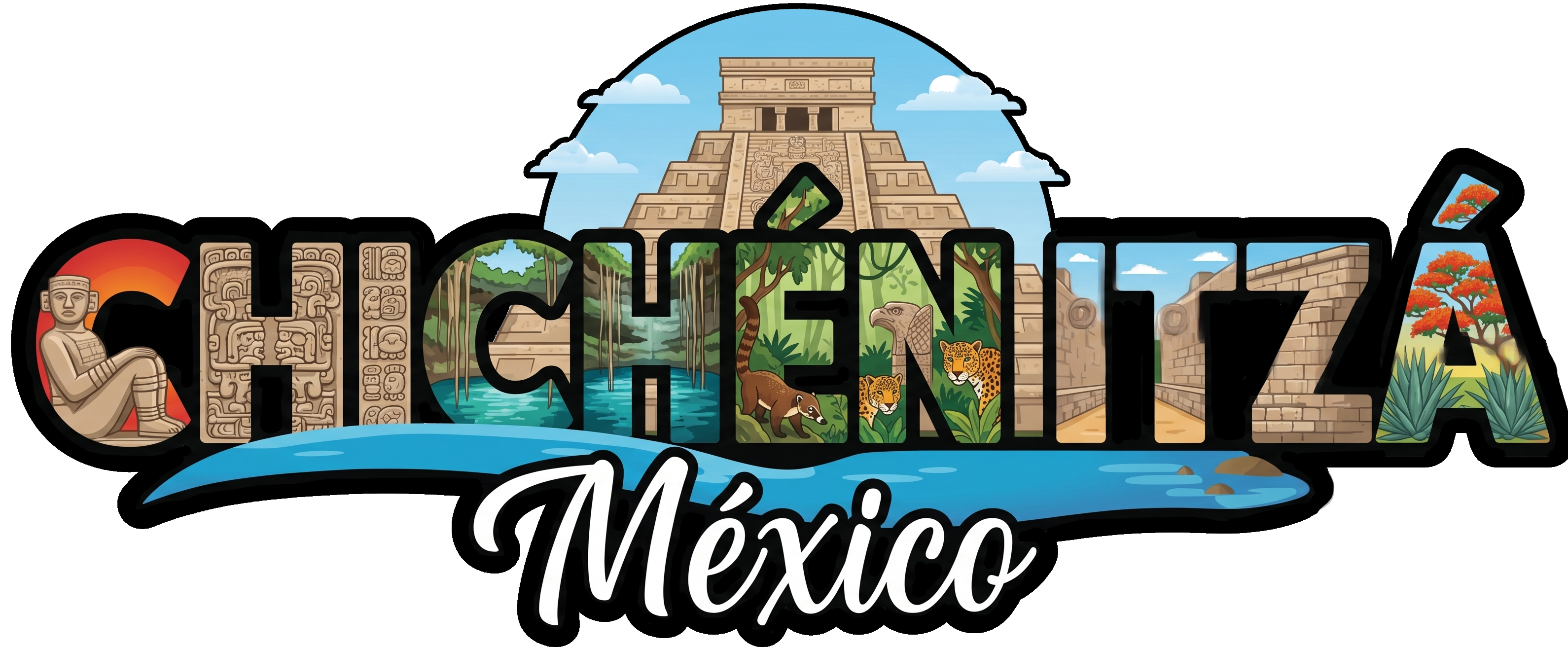 Diseño del imán de Chichén Itzá