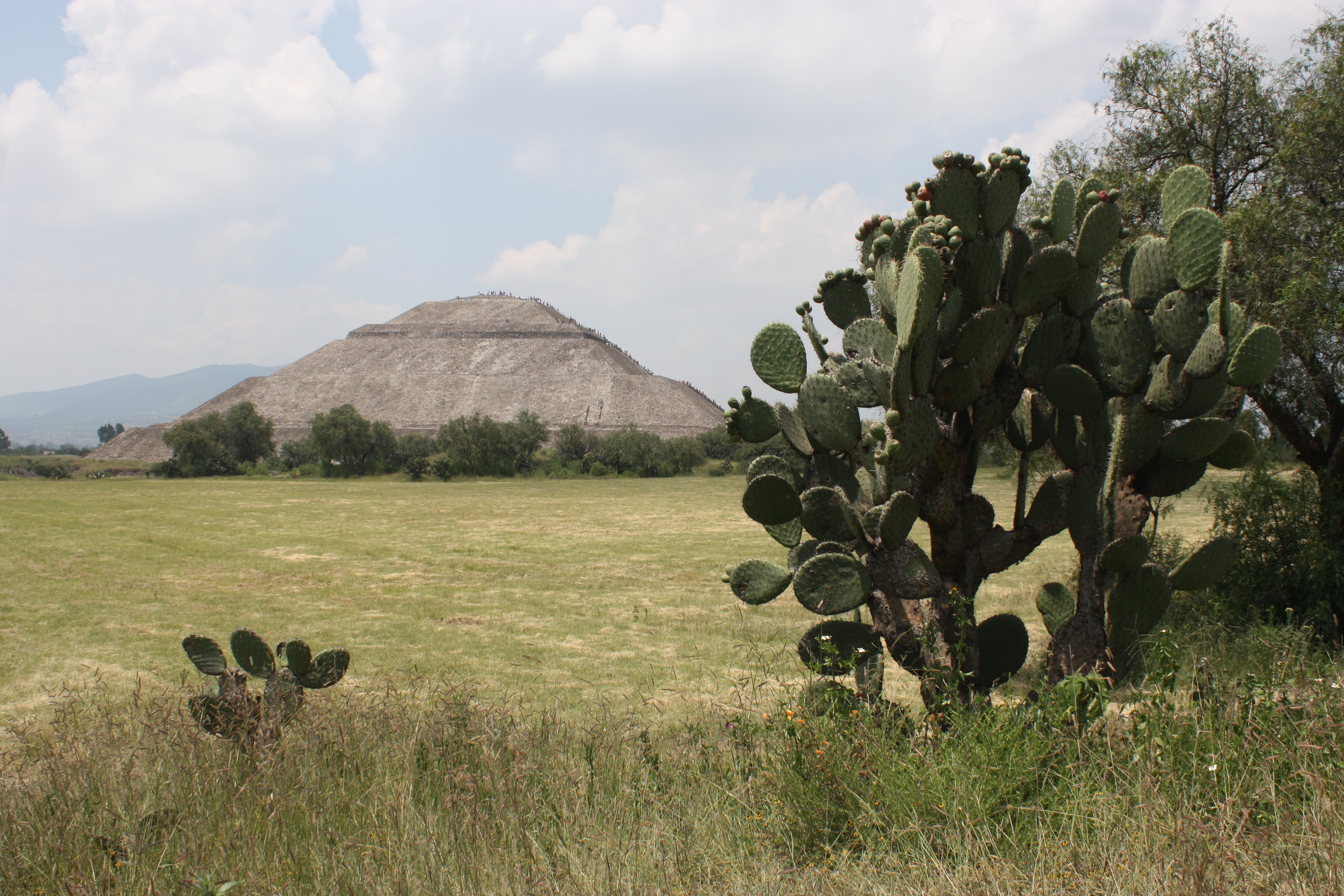 Vista principal de Teotihuacán