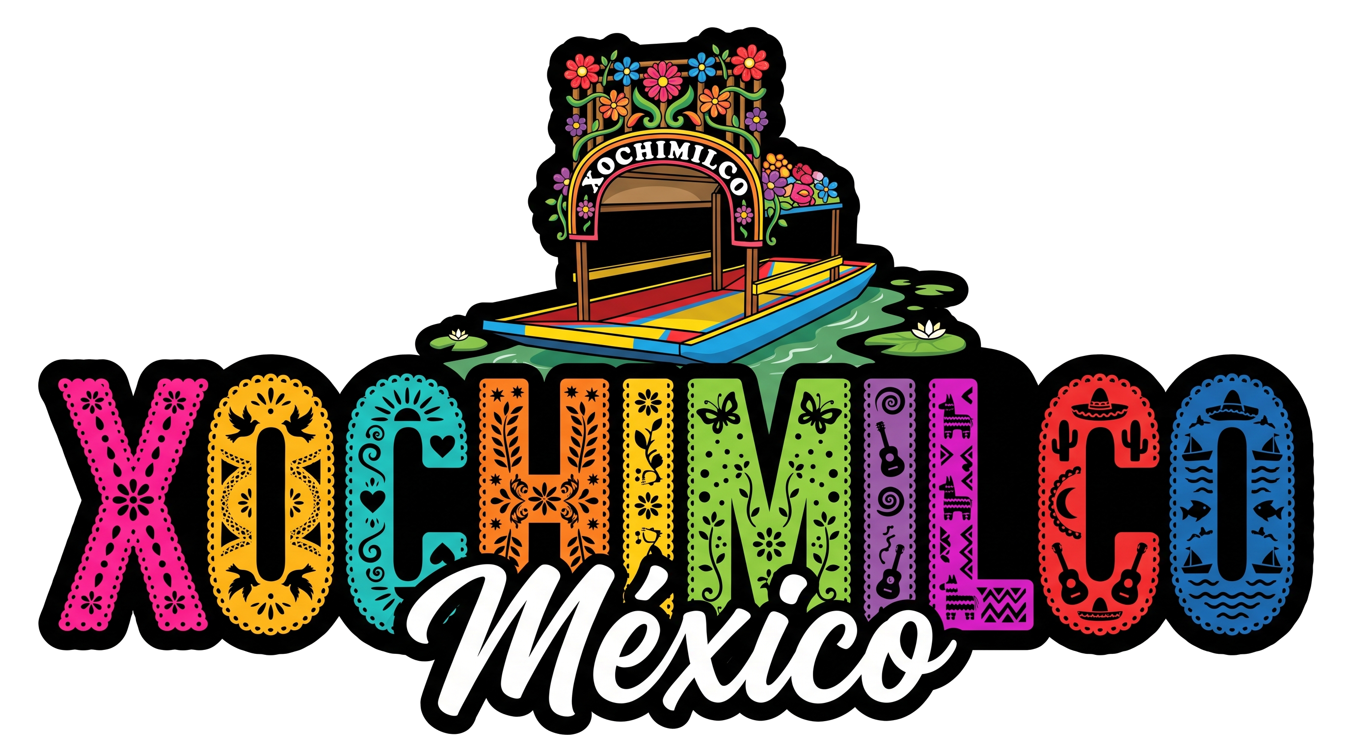 Diseño del imán de Xochimilco